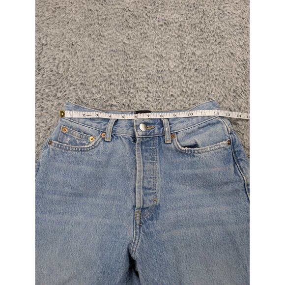 BDG Jeans Women 25 Blue Normcore Toothpick High Rise Casual Distressed Y2K Denim - Picture 6 of 10